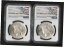 ڶ/ʼݾڽա ƥ    [̵] MS62 1922 1923 Peace Silver Dollar Morgan Peace 100th Anniversary NGC LOT OF 2