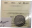 ڶ/ʼݾڽա ƥ    [̵] Canada 1922 5 Cents ICCS MS 62 Mint State UNC Nickel Nice Coin