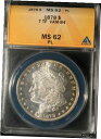1878 7 TF モーガン シルバー ダラー == ANACS MS-62 プルーフライク VAM-84 =送料無料!1878 7 TF Morgan Sil...