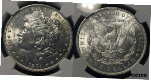 ꥫ 1904ǯ O $1 ɥ ⡼ NGC MS62 UNC #1501USA 1904 O $1 Dollar Morgan NGC MS62 UNC #1501