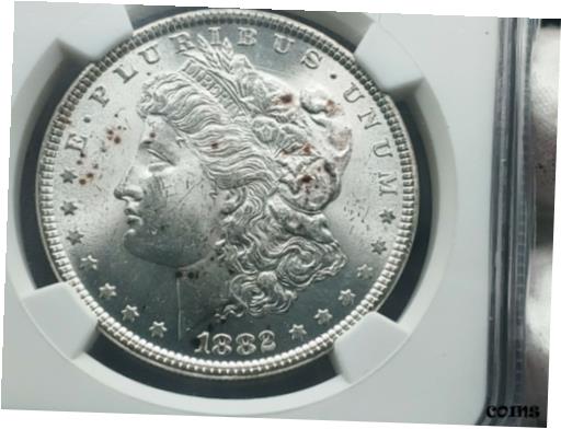 【極美品/品質保証書付】 アンティークコイン コイン 金貨 銀貨 [送料無料] 1882 Morgan Silver Dollar NGC MS63 Gorgeous Silver Seeker Youtube 12/28/2020