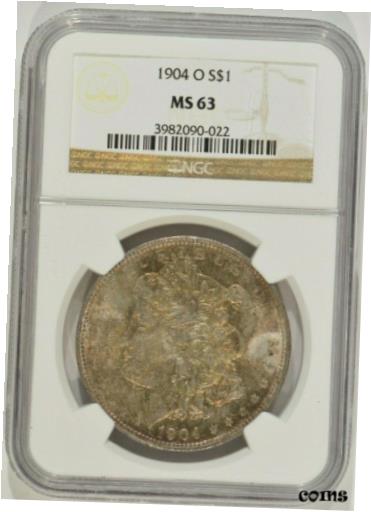 ڶ/ʼݾڽա ƥ    [̵] 1904-O Morgan Silver Dollar $1 NGC MS63 3982090-022