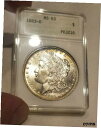 1883-O $1 モーガン シルバー ダラー ANACS MS-63 シャープなアピール!1883-O $1 Morgan Silver Dollar ANACS MS-63 Sharp Appeal!(3)