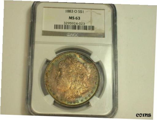 ڶ/ʼݾڽա ƥ    [̵] Monster Toned 1883-O Morgan Dollar NGC MS-63 SN131