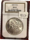 1885 O Morgan Silver Dollar NGC MS63 $1.00 SILVER COIN New Orleans Mint MS 63!※関税は当ショップ負担（お客様負担無し）※全国送料無料・海外輸送無料※商品の状態は画像をご確認下さい（極美品・目立った汚れ無し）※輸入品の為英語表記となります※その他ご不明点はお気軽にお問合せ下さい！Seller Notes: “MS 63! WOW! NICE LUSTER! BLAST WHITE!”Denomination: $1Circulated/Uncirculated: UncirculatedCoin: MorganComposition: SilverYear: 1885Certification Number: 3139612-026Strike Type: BusinessGrade: MS 63Mint Location: New OrleansCountry/Region of Manufacture: United StatesCertification: NGC[ご購入前に必ずお読み下さい]親切丁寧に、商品到着までサポート対応させていただきます。■パソコンの画像・画質により色や素材感が、実際の商品と多少異なる場合がございますので予めご了承くださいませ。■お客様のご都合（程度の解釈相違を含む）による商品のご購入後のキャンセル返品は、原則としてお受け致しておりません。未払いのまま2日以上連絡が取れない場合はキャンセルさせて頂きます。その場合、事務局側が自動的に「非常に悪い」の評価を付けてしまいますのでご注意ください。※お支払い頂いた場合は連絡は不要です。※他ショップでも販売しておりますので、稀に在庫がない場合がございます。■不具合での返品は箱などすべてが到着時の状態になるものに限らせていただきます。※当店では不良品はすべて現物確認と不具合の確認を行い対応をさせて頂いております。■お客様のご都合によるご注文確定後の商品のキャンセルにつきましては承っておりません。また、ご入金確認後、またはご決済完了確認後のキャンセルにつきましては、ご注文総額の30％のキャンセル料をご請求させていただきます。■領収書二重発行やトラブル防止のため、領収書発行は行っておりません。事務局側が発行している「支払い明細」が正式な支払い証明となります。支払い明細画面を印刷したものが領収書の代わりになることを各税務署に確認済みです。■年末年始・連休の発送は、業者も休みになる関係でいつもより遅れます。■輸送時の破損の場合は配送業者への報告を行って下さい。報告なしでの対応はできません。■日祝日は定休日とさせていただいております。連絡・発送が出来ませんのであらかじめご了承お願いいたします。■内容は必ずお読みになってからお買い求め下さいますようお願い致します。※在庫状況は常に更新をしておりますが、当社は複数店舗で在庫を共有しているため、ご注文を頂きましても稀に欠品している場合がございます。その際は誠に申し訳ございませんが、その旨をメールまたはお電話にてご連絡させていただきます。ご理解いただけますようお願い申し上げます。親切・丁寧にお取引させていただきますのでよろしくお願いします。 品質保証について 当店の商品の、品質保証についてご紹介いたします。 ▽品質保証書 お買い上げいただく全ての商品に「WORLD RESOURCE品質保証書」をおつけいたします。 これは、WORLD RESOURCEが販売した商品であることを保証するものです。大切に保管してください。 ▽標準保証に関して 当店でご購入頂きました商品は7日以内の標準保証サービスが付属致します。 ※ご購入日につきましては、製品の品質保証書に記載の日付にて確認させていただきます。 ※保証は通常利用時のみの対応となります。 ※ご購入日の確認を致しかねる場合は有償となります。品質保証書は大切に保管して下さい。POINT01　品揃え一番店を目指して 「期待に答えるお店づくりと、時代に合わせたサービスをご提供致します。」 POINT02　多種多様な商品レパートリー 「幅広く、世界の商品をご用意しております。」 POINT03　きっと見つかる！新しい発見 「テレビや雑誌で紹介されたアイテムもいちはやく。」 モットー：丁寧な接客対応 その道数十年のスタッフだからこそできる、“豊富な知識”に基づく商品のご提案。 お探しの商品はお気軽にスタッフにお尋ねください。 「以前は、商品ページあったけど、、、見つからない。」 「初めてアンティークコインの購入をしますが大丈夫ですか？」 「この年代の商品を探していますが、おすすめはありますか？」 「友人にアンティークコインを送りたいけど、おすすめありますか？」 等など、困ったときの質問にも、しっかり対応・お調べ致します。 取寄せ、取り置き等もできますので、商品一覧で見つからなかった商品でも、 スタッフまでお気軽にご相談下さい。 【お問い合わせはお気軽にどうぞ】 suport@world-resource.net