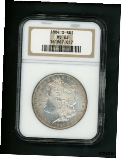  アンティークコイン コイン 金貨 銀貨  1884-O US Morgan Silver Dollar $1.00 $1 NGC MS 63 Uncirculated Original surfaces