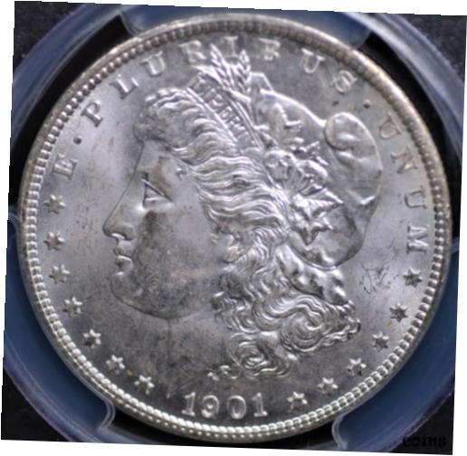  アンティークコイン コイン 金貨 銀貨  1901 O MORGAN DOLLAR PCGS MS 63 ALL WHITE SMOOTH AND SATINY WITH APPEALING "MINT