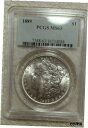 yɔi/iۏ؏tz AeB[NRC RC   [] 1889 Morgan PCGS MS-63 Shiny Bright White Silver Dollar Coin Philadelphia Mint