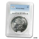 ランダム日付認定モルガン シルバー ダラー 1 ドル コイン PCGS または NGC MS63Random Date Certified Morgan Silver Dollar $1 Coin PCGS or NGC MS63(3)