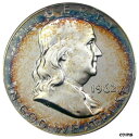 yɔi/iۏ؏tz AeB[NRC RC   [] 1962 50C PCGS / CAC PF67 CAMEO PROOF FRANKLIN HALF DOLLAR ~ RAINBOW RIMS & PQ!