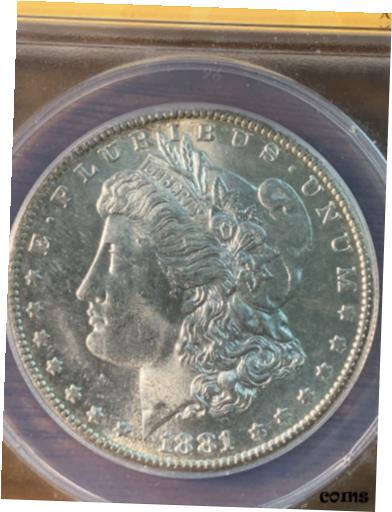  アンティークコイン コイン 金貨 銀貨  1881 s morgan silver dollar ms 64. VAM-57 Check Our Other Listings
