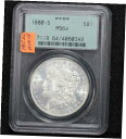【極美品/品質保証書付】 アンティークコイン コイン 金貨 銀貨 [送料無料] 1880-S Morgan Dollar PCGS MS-64 Vintage Green Label 2FKV