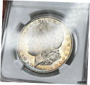 1880-S モーガン シルバー ダラー - NGC MS64 - 半耐候性と色彩のスプラッシュ! PQ1880-S Morgan Silver Dollar - NGC MS64 - Semi-Prooflike & A Splash of Color! PQ