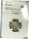 1901 Indian Cent NGC MS64BN 美しいパステル調 Ebay CHN で最安値1901 Indian Cent NGC MS64BN Be...