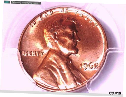 1968 P 󥫡ǰ󥿡 PCGS MS 64 RD 31338972 ӥǥ1968 P Lincoln Memorial C...