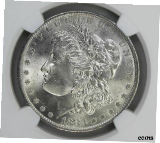 【極美品/品質保証書付】 アンティークコイン コイン 金貨 銀貨 [送料無料] 1883 O Morgan, Silver Dollar Blast White NGC and CAC MS 64 2