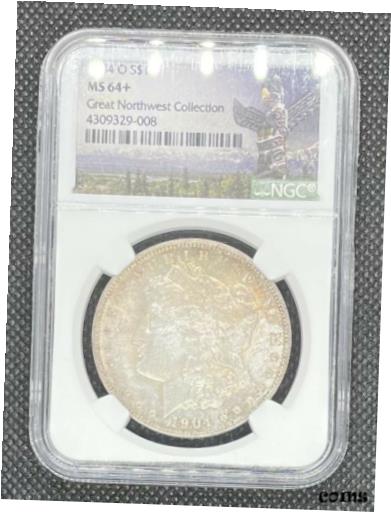 ץʡɥ꥽㤨֡ڶ/ʼݾڽա ƥ    [̵] 1904 O $1 Morgan Silver Dollar NGC MS64+ Toned - Great Northwest / Gene L. HenryפβǤʤ96,250ߤˤʤޤ