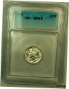 yɔi/iۏ؏tz AeB[NRC RC   [] 1944 Silver Mercury Dime 10c Coin ICG MS-65 (2A)