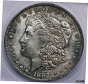 1887-P 1887 モーガン シルバー ダラー $1 ICG - MS65 美しい豊かな色彩!おお!1887-P 1887 Morgan Silver Dollar $1 ICG - MS65 beautiful rich color! WOW!
