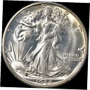 【極美品/品質保証書付】 アンティークコイン コイン 金貨 銀貨 送料無料 1944-S Walking Liberty Half PCGS MS65 Blazing White Gem Great Eye Appeal