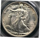 【極美品/品質保証書付】 アンティークコイン コイン 金貨 銀貨 送料無料 1943 WALKING LIBERTY HALF DOLLAR PCGS MS 65 BRILLIANT WHITE GEM GREAT MINT BLOOM