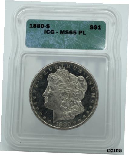 yɔi/iۏ؏tz AeB[NRC RC   [] 1880-S ICG MS65PL Morgan Silver Dollar