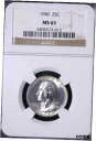 1940 ワシントン シルバー クォーター NGC MS65 トーン 送料無料 WEH1940 Washington Silver Quarter NGC MS65 Toned FREE SHIPPING WEH(3)