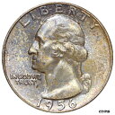 1956 D ワシントン クォーター - NGC MS65 - ミント セット トーン!1956 D Washington Quarter - NGC MS65 - Mint set toned!(3)