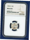 1943 S NGC MS65FB マーキュリー ダイム 10c US シルバー ベター 1943-S NGC MS-65 FB PQ コイン!1943 S NGC MS65FB Mercury Dime 10c US Silver Better 1943-S NGC MS-65 FB PQ Coin!(3)