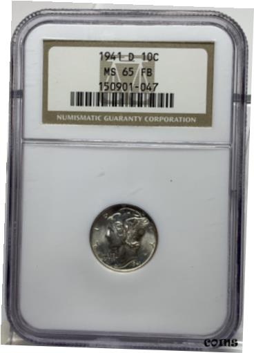 yɔi/iۏ؏tz AeB[NRC RC   [] 1941 D Mercury Dime MS65FB