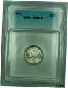 yɔi/iۏ؏tz AeB[NRC RC   [] 1941 Mercury Silver Dime 10c Coin ICG MS-65 Toned (W)