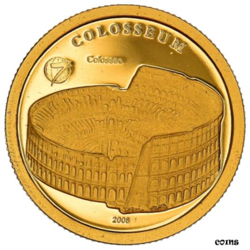  アンティークコイン コイン 金貨 銀貨   Coin, Mongolia, Colosseum, 1000 Togrog, 2008, MS(65-70), Gold