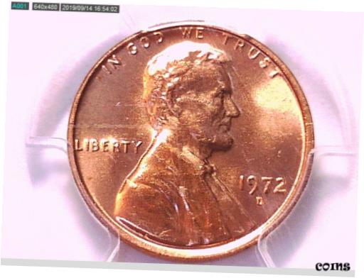 1972 D 󥫡ǰ󥿡 PCGS MS 65 RD 31855717 ӥǥ1972 D Lincoln Memorial C...
