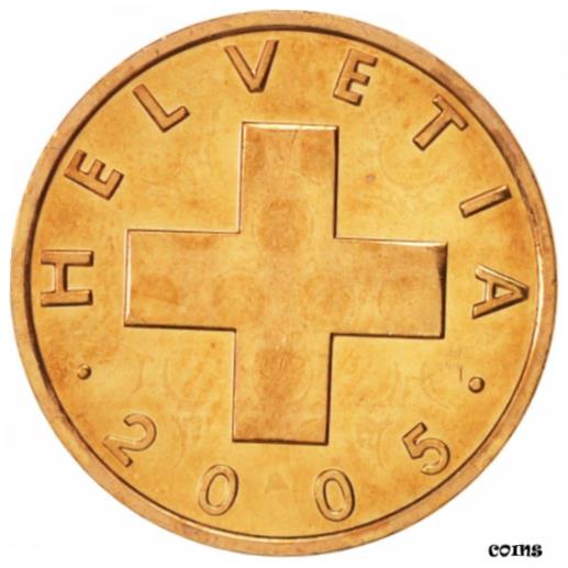 yɔi/iۏ؏tz AeB[NRC RC   [] [#504379] Switzerland, Rappen, 2005, Bern, MS(65-70), Bronze, KM:46