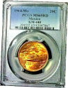 2022 年冬セール-1964-Mo PCGS MS65RD メキシコ 20c ブロンズ コンポジション コイン KM-440WINTER 2022 SALE-...