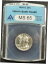 ڶ/ʼݾڽա ƥ    [̵] 1958-D WASHINGTON QUARTER ANACS MS65 021214 - OMAHA BANK HOARD