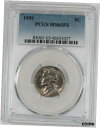 yɔi/iۏ؏tz AeB[NRC RC   [] 1959 JEFFERSON NICKEL 5C PCGS CERTIFIED MS 65 FS MINT STATE UNC - FULL STEPS (02