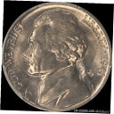 【極美品/品質保証書付】 アンティークコイン コイン 金貨 銀貨 [送料無料] 1941-D Jefferson Nickel PCGS MS65 Nice Original Coin