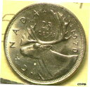 【極美品/品質保証書付】 アンティークコイン コイン 金貨 銀貨 [送料無料] 1970 Canada 25 Cents ICCS MS 65 #10009