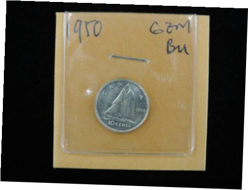 yɔi/iۏ؏tz AeB[NRC RC   [] 1950 10 Cent Coin Canada George VI Ten Cent MS-65 10? 80% Silver Ag High Grade