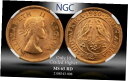 1960 南アフリカ 1/4 ペニー NGC MS65RD のみ 10 グレード上位 #B1960 SOUTH AFRICA 1/4 PENNY NGC MS65RD ONLY 10 GRADED HIGHER #B