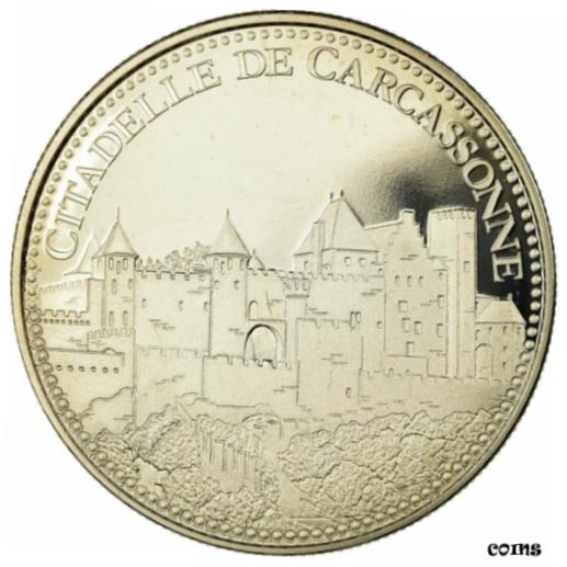  アンティークコイン コイン 金貨 銀貨   France, Medal, La Citadelle de Carcassonne, MS(65-70), Copper-nickel