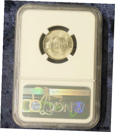 【極美品/品質保証書付】 アンティークコイン コイン 金貨 銀貨 [送料無料] 1945 S NGC MS 66 Wartime Silver Jefferson Nickel, Gem MS 66 Silver War Nickel