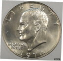  アンティークコイン コイン 金貨 銀貨  1974-S Silver Eisenhower Dollar ANACS Certified MS66 Old Small Holder Purchased