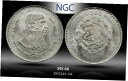 1964-MO メキシコ 1 ペソ NGC MS 66 シルバー!!!1964-MO MEXICO 1 PESO NGC MS 66 SILVER!!!(3)