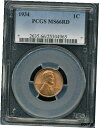 yɔi/iۏ؏tz AeB[NRC RC   [] 1934 Lincoln Cent PCGS MS 66 RD *Beautiful And Abundant Mint Red!*