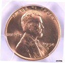 yɔi/iۏ؏tz AeB[NRC RC   [] 1954-S Lincoln Wheat Penny Cent - PCGS MS66 RD