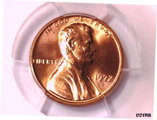 yɔi/iۏ؏tz AeB[NRC RC   [] 1972 D Lincoln Memorial Cent Penny PCGS MS 66 RD 43614957