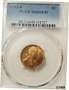 yɔi/iۏ؏tz AeB[NRC RC   [] 1953 S LINCOLN CENT PCGS MS 66 RD