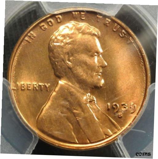 yɔi/iۏ؏tz AeB[NRC RC   [] 1939-S Lincoln Cent, Gem Uncirculated, PCGS MS-66RD, Nice Coin